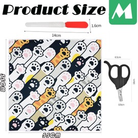 PRVCFZ Cat Wrap, Cat Grooming Bag, Cat Wrap for Cutting Claws, Pet Grooming Restraint Bag with Nail Clipper and Nail Filer for Small Medium Dogs Cat Nail Cutting Claw Care Ears Care Washing Bathing