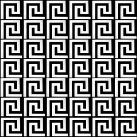 Shappy 24 Pcs DIY Mirror Wall Stickers Removable Adhensive Geometric Greek Decals Peel and Stick for Home Living Room Bedroom Decor Background Decoration(Silver)