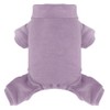 Fleece Dog Pajamas Turtleneck Thermal Dog Pjs Dog Jumpsuit Pet