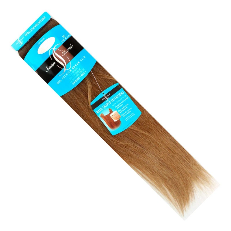 Extensiones De Cabello Humano Natural Premium 16 Cool Brown