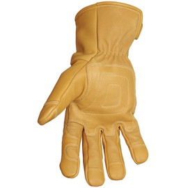 Youngstown Glove 11-3285-60-M Flame Resistant Waterproof Leather Utility Lined with Kevlar Gloves, Medium