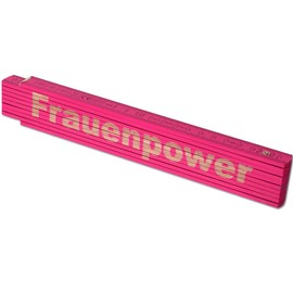 TE-Trend Ruler Pink 2 Metre Ruler with Laser Engraving Saying Father's Day Mother's Day Mum Birthday Women Power