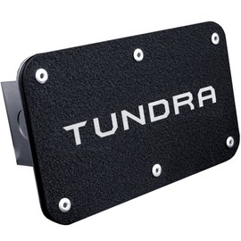 Au-TOMOTIVE GOLD Logo Trailer Hitch Plug for Toyota Tundra (Rugged Black)
