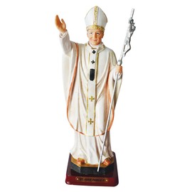 12 Inch St. John Paul II Statue Santo Juan Pablo Holy Figurine Religious Decoration Estatua