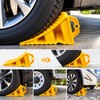 Wheel Chock for Vehicle Parking – Portable ABS Tire Stop
