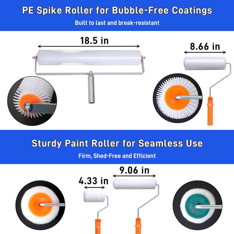 Self Leveling Cement Tool Kit- Epoxy Floor Tool Kit Includes