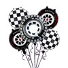 Elaliyi Racing Balloons Gaint Wheel Balloons Foil Racing Car Tire