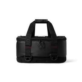 AO Coolers Stow 'N Go Carbon Soft Cooler, Low-Profile, Leakproof with High-Density Insulation, Holds Ice for 24 Hours, EVA Foam Bottom, Black, 18-Can