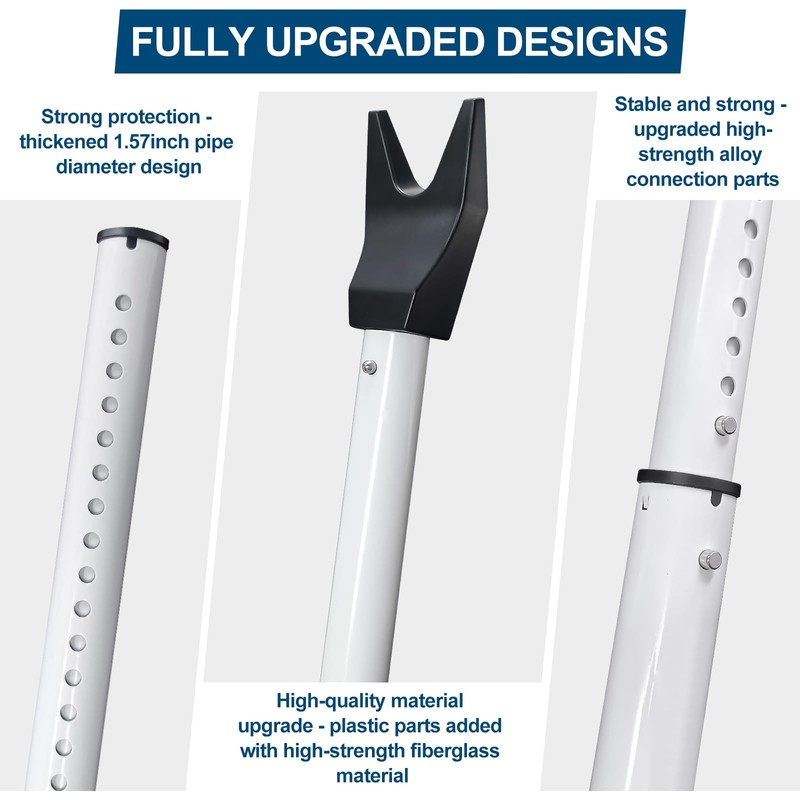 Rerishom Door Security Bar, Door Stoppers Security bar,Heavy Duty Door