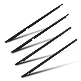 OCPTY 4PCS Car Outer Door Window Molding Trim Weatherstrip Window Seal Compatible with 2008 2009 2010 For Toyota For Highlander, Replace 68160-0C02068210-0C02068163-0C03168164-0C031