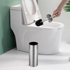 Toilet Brush and Brush Holder - Brushed Nickel Toilet Brush