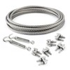 SET 5m wire rope stainless steel strand:7x19 6mm + 6
