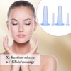 RANYUNSYZ 6 Pcs Blue Facial Cupping Therapy Set Anti Cellulite