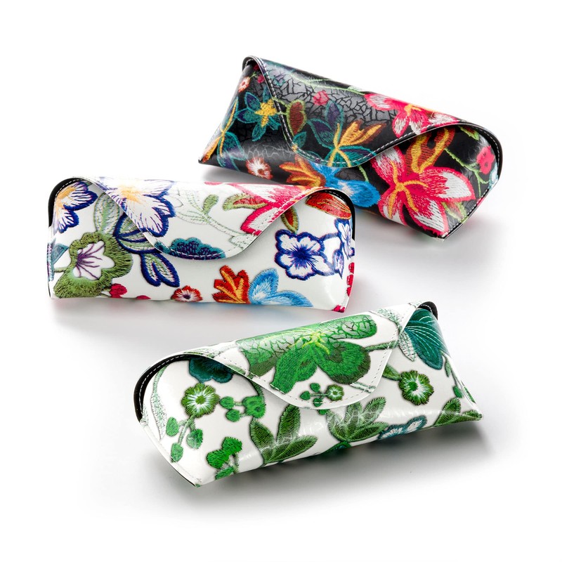 FEFI Large Hard Case Glasses Case – Sunglasses Case, Green