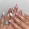 Almond Press on Nails Short Fake Nails Pink False Nails