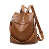 shepretty Women's Backpack, Anti-Theft Shoulder Bag, Multifunctional School Bag Leather,