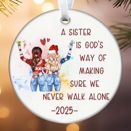 Best Friend Christmas Ornaments, Best Friendss Ornaments, Friends Christmass Ornamentss, Christmas Friends Gift, Women Friend Ceramic Ornamentss, Gift Ideas for Wome
