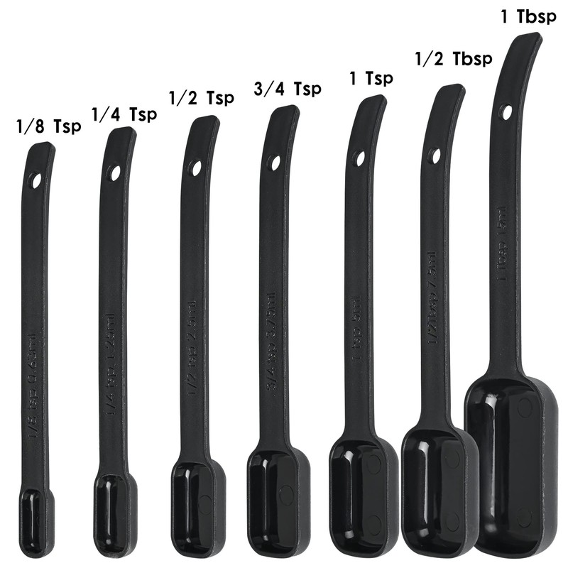 Viwehots Measuring Cups and Spoons Set Set 15, Dry Plastic