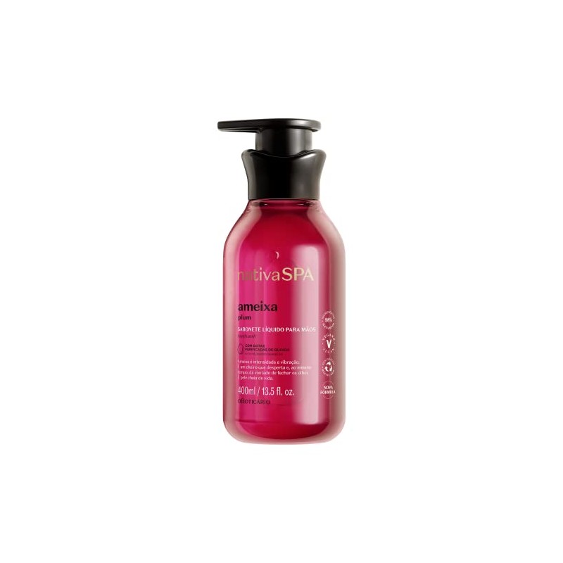 O Boticario NATIVA SPA SABONETE LIQUIDO PARA MAOS AMEIXA Hand