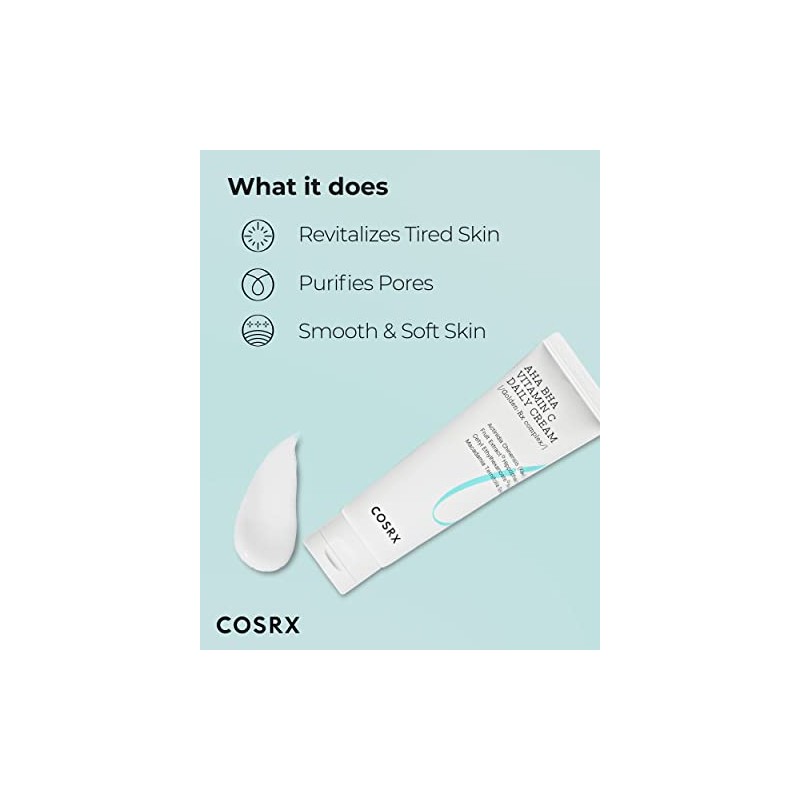 COSRX - Crema facial diaria con Vitamina C AHA BHA