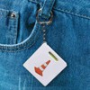 Azeeda 'Traffic Cone' Keyring Tape Measure/Spirit Level Tool (KM00031177)