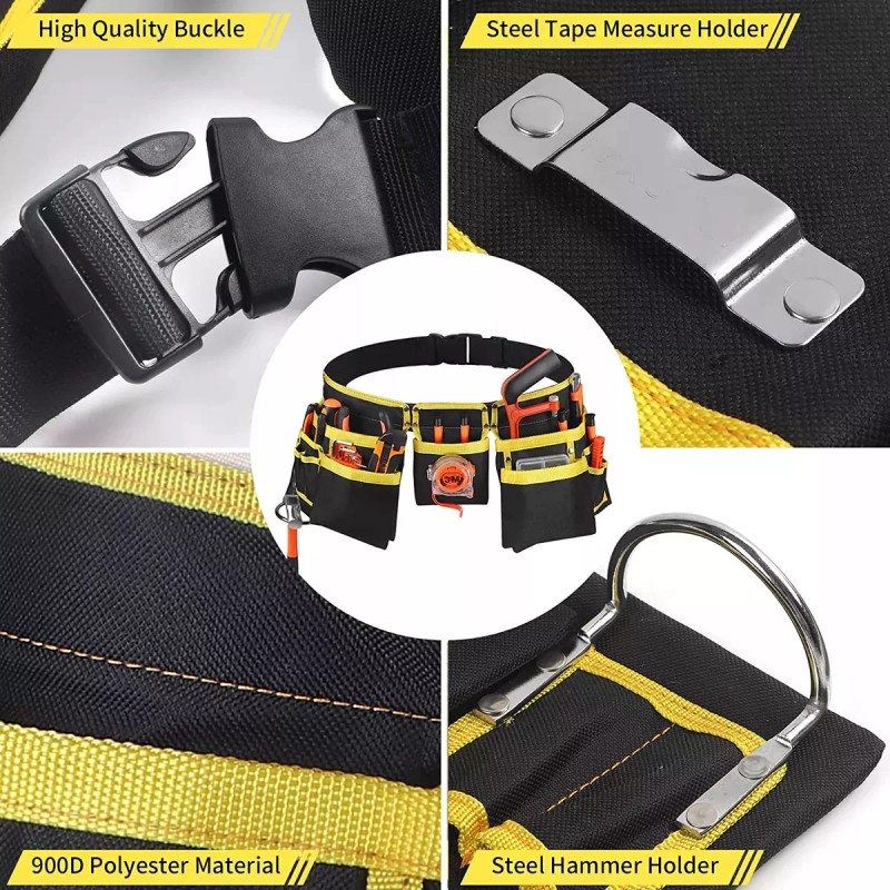 YK Cintas De Herramientas Para Hombre Bolsa De Herramientas Aju