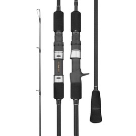 GooFish® Solid Nano Tech Blank Series-Matte Black Fuji Setting Size 6'6 PE2-4 Jig 120-350g Saltwater Slow Pitch Jigging Rod-Spinning