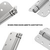Self Closing Door Hinges 2 Pack 4 Inch Spring Hinges