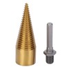 Twist Firewood Splitter Wood Cone Punch Drill Bit Hex Shank