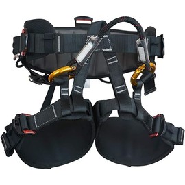 SOB Mountaineering Climbing Harness, Half Body Belt, Safety Belt, Climbing Harness for Fire Rescue, Mountaineering, High Level Rescue, Caving, Fire Rescue Equip
