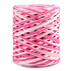 G2PLUS 3-Ply Colourful Raffia Ribbon, 160 m Natural Raffia for Craft, Gift Packaging
