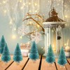 6 Pieces Artificial Mini Christmas Trees, Christmas Trees Bottle Brush