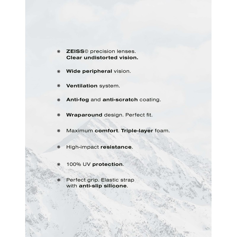 HAWKERS Artik Ski Goggles, Green Copper, Small