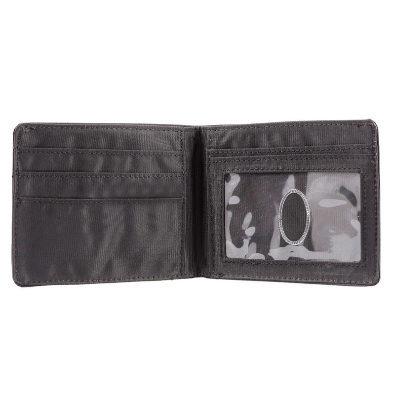 Big Skinny Men's RFID Blocking Bifold Wallet (Black)