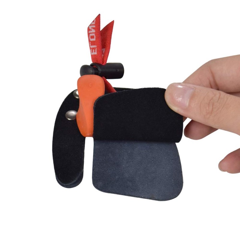 YLA Archery Finger Tabs Shooting Finger Guard Leather Protective Gears
