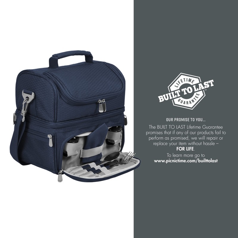PICNIC TIME Pranzo Lunch Bag, Expandable Insulated Lunch Box with
