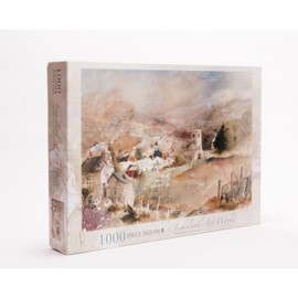 Lakeland Art World 1000 Piece Jigsaw Puzzles for Adults, Lake District, Hawkshead & Lakes, Featuring Beautiful Watercolor Artwork, Measuring 68.5 x 49cm, for a Stunning Landscape Experience