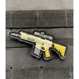 Marksman Sniper Rifle 308 Gun Army Weapon COD Tactical Morale Patch Hook