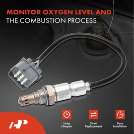 A-Premium - Sensor de oxígeno O2 de 2 piezas compatible con Honda, Acura y Saturn - Accord (03-07), Odyssey (05-06), Pilot (05-08), Ridgeline (06-08), MDX (03-06), RL (05-08), TL(04-08) - Upstream