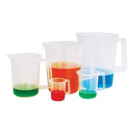 CRM Globe Vaso Jarra Precipitado Graduada Plástico 5000ml Autoclavable