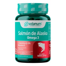 Solanum Omega 3 Salmón De Alaskavit.e coq-10 120mincap Sfn Sabor Sin sabor                                                                            