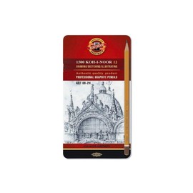 KOH-i-Noor 1502 Professional Graphite Pencils Pack of 12