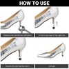 20 Pairs Replacement Heels, Heel Tips, Heel Repair Kit for