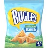 Bugles Crispy Corn Snacks, Hidden Valley Ranch Flavor, Snack Bag,