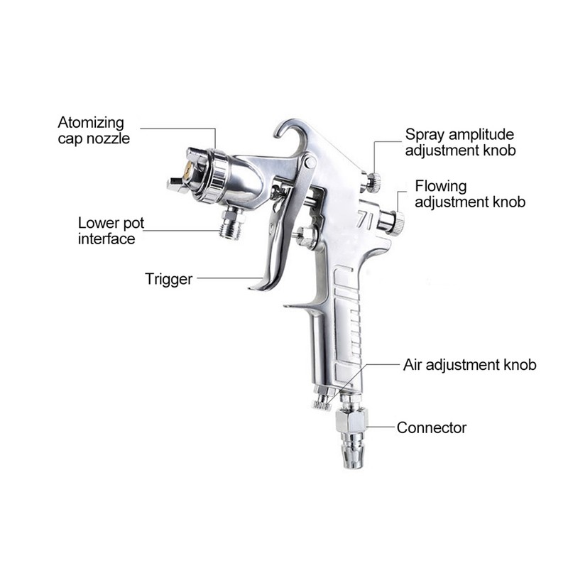 Paint Spray Gun Stainless Steel Ceramic Art Painting Sprayer Pottery