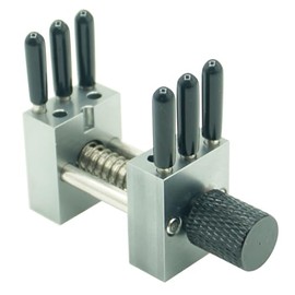 Multi Function Handheld Mini Vise - Metal Tiger Pliers With Adjustable Width from 0.78-1.18 Inches Are Used for DIY Making Tools Such As Model Making And Amateur Craft Assembly（Black)