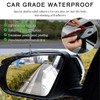 SHMZK 2 PCS Mirror Rain Visor Eyebrow, Waterproof Car Rear