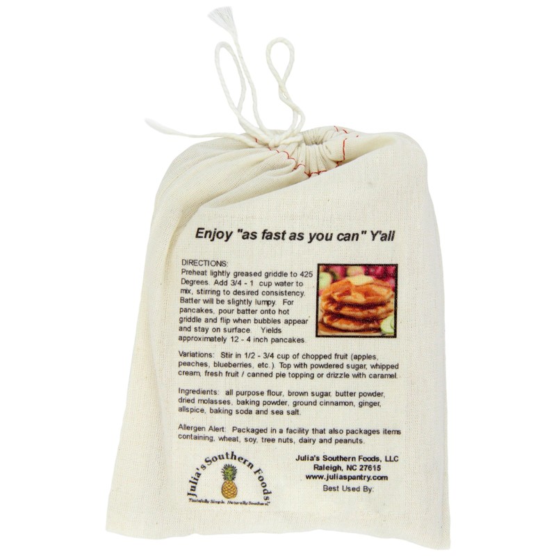 Julia's Pantry Ginger Bread Pancake Mix Gift Bag