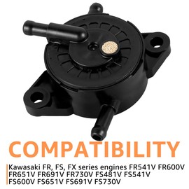 KNFFSAAJL Fuel Pump and Filter Kit Compatible with FR541V FR600V FR651V FR691V FR730V Engine Fuel Pump Set Premium Fuel Pump Replacement for Replacement