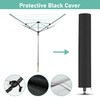 ISXACFF Umbrella Drying Rack Outdoor Umbrella Clothesline Rotary Retractable Clothes